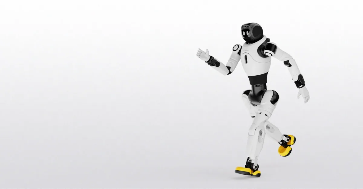 AGIBOT X2, yürüyüşün ortasında